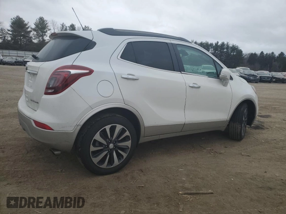 2019 Buick Encore Essence with VIN KL4CJCSM7KB860734, listed as a Copart auction lot 47635295 with 23,935 mi miles and Salvage Title. Bid and sale history available at carsss.com. Image 3.