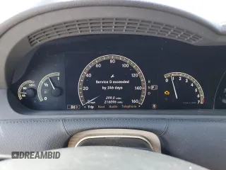 2007 Mercedes-Benz CL 5.5L V8 with VIN WDDEJ71X47A002366, listed as a Copart auction lot 50955625 with 216,096 mi miles and Salvage Title. Bid and sale history available at carsss.com. Image 9.