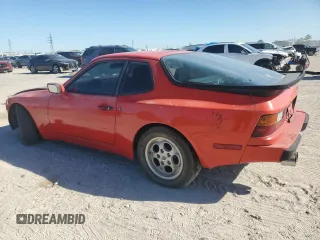 1986 Porsche 944 with VIN WP0AA0947GN450233, listed as a Copart auction lot 49856435 with 166,886 mi miles and Clean Title. Bid and sale history available at carsss.com. Image 2.