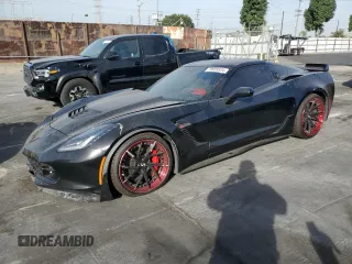 2016 Chevrolet Corvette Z06 3LZ with VIN 1G1YU2D60G5603392, listed as a Copart auction lot 78959524 with 93,026 mi miles and Salvage Title. Bid and sale history available at carsss.com. Image 1.