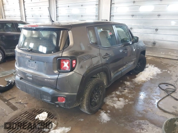 2019 Jeep Renegade Sport with VIN ZACNJBAB0KPK07349, listed as a IAAI auction lot 41618909 with 82,402 mi miles and . Bid and sale history available at DreamBid. Image 4.