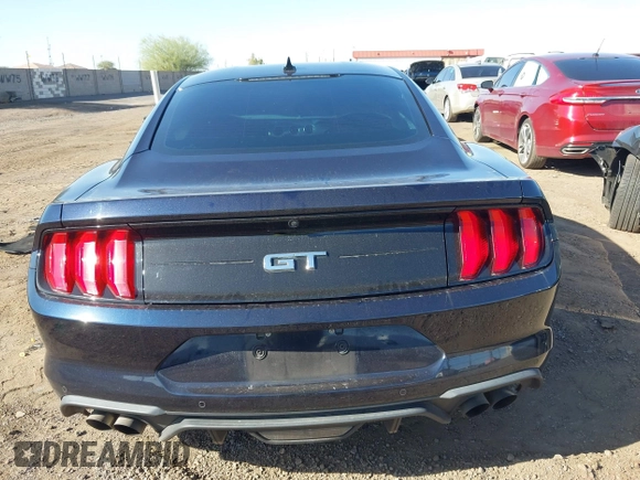 2021 Ford Mustang GT with VIN 1FA6P8CF2M5149397, listed as a IAAI auction lot 41764076 with 22,996 mi miles. Bid and sale history available at carsss.com. Image 16.