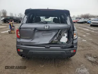 2021 Honda Passport Touring with VIN 5FNYF8H9XMB018998, listed as a Copart auction lot 46836075 with 190,925 mi miles and Salvage Title. Bid and sale history available at carsss.com. Image 6.