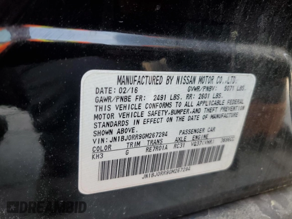 2016 Infiniti QX50 z VIN JN1BJ0RR9GM267294, wystawiony jako Copart lot #55092175 z przebiegiem 98 842 mil mil oraz Szkoda całkowita • Salvage title. Historia ofert i sprzedaży dostępna na DreamBid. Obrazek 13.