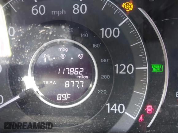 2012 Honda CR-V EX-L with VIN 5J6RM4H75CL000352, listed as a IAAI auction lot 42650032 with 117,862 mi miles and . Bid and sale history available at DreamBid. Image 7.