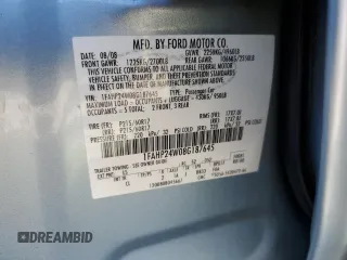 2008 Ford Taurus SEL with VIN 1FAHP24W08G187645, listed as a Copart auction lot 73165724 with 166,626 mi miles and Salvage Title. Bid and sale history available at carsss.com. Image 13.
