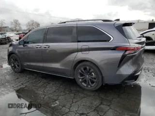 2021 Toyota Sienna XSE with VIN 5TDXRKEC6MS025572, listed as a Copart auction lot 44276735 with 87,398 mi miles and Salvage Title. Bid and sale history available at DreamBid. Image 2.