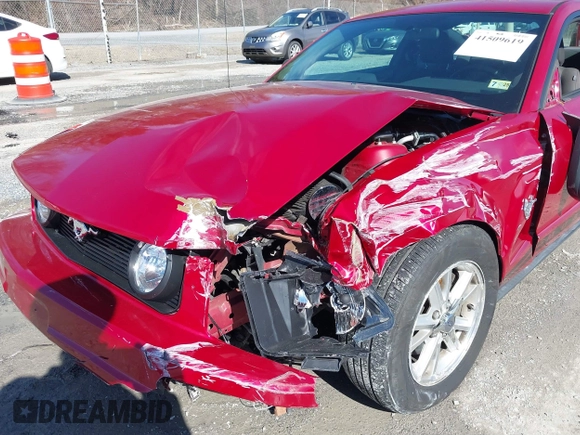 2009 Ford Mustang with VIN 1ZVHT80N695136392, listed as a IAAI auction lot 41509619 with 141,563 mi miles and . Bid and sale history available at carsss.com. Image 6.
