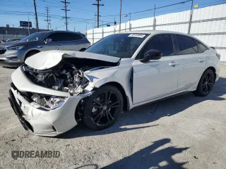2025 Honda Civic Si with VIN 2HGFE1E58SH472047, listed as a Copart auction lot 80159984 with 441 mi miles and Salvage Title. Bid and sale history available at DreamBid. Image 1.