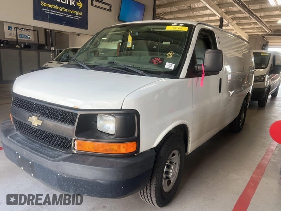 2014 Chevrolet Express Cargo with VIN 1GCWGFCA2E1184095, listed as a IAAI auction lot 42725036 with 270,636 mi miles and . Bid and sale history available at DreamBid. Image 7.