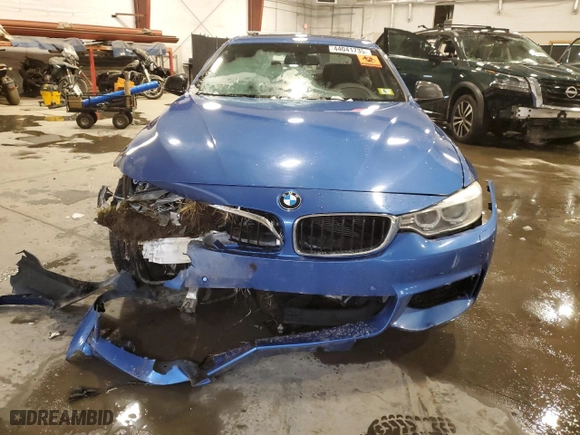2015 BMW 4 Series 428i xDrive with VIN WBA3N5C54FK197767, listed as a Copart auction lot 44041735 with 100,132 mi miles and Salvage Title. Bid and sale history available at carsss.com. Image 5.