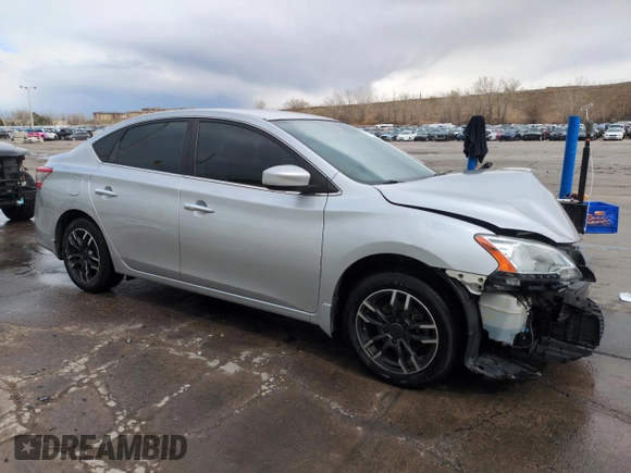 2015 Nissan Sentra SR with VIN 3N1AB7AP6FY285923, listed as a Copart auction lot 51077025 with 72,510 mi miles and Salvage Title. Bid and sale history available at DreamBid. Image 4.