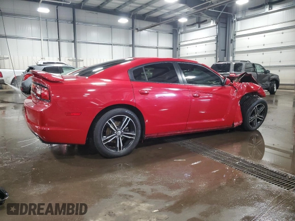 2014 Dodge Charger SXT Plus with VIN 2C3CDXJG2EH152679, listed as a Copart auction lot 46623925 with 137,878 mi miles and Salvage Title. Bid and sale history available at carsss.com. Image 3.