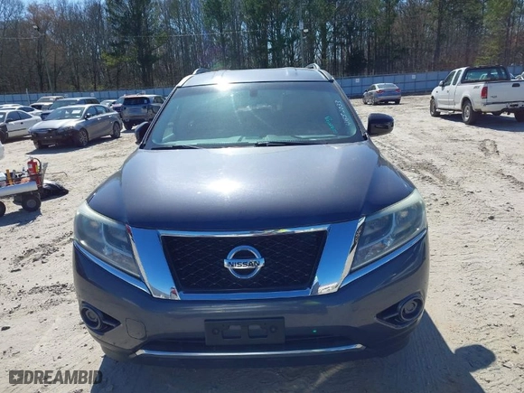 2014 Nissan Pathfinder SV with VIN 5N1AR2MN8EC664141, listed as a IAAI auction lot 41652033 with 167,463 mi miles. Bid and sale history available at carsss.com. Image 6.