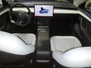 2022 Tesla Model 3 with VIN 5YJ3E1EA2NF336151, listed as a Copart auction lot 50795245 with 14,265 mi miles and Salvage Title. Bid and sale history available at carsss.com. Image 8.