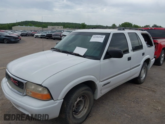 2001 GMC Jimmy SLE z VIN 1GKCS13W312208879, wystawiony jako IAAI lot #42284916 z przebiegiem 204 219 mil mil oraz . Historia ofert i sprzedaży dostępna na DreamBid. Obrazek 2.