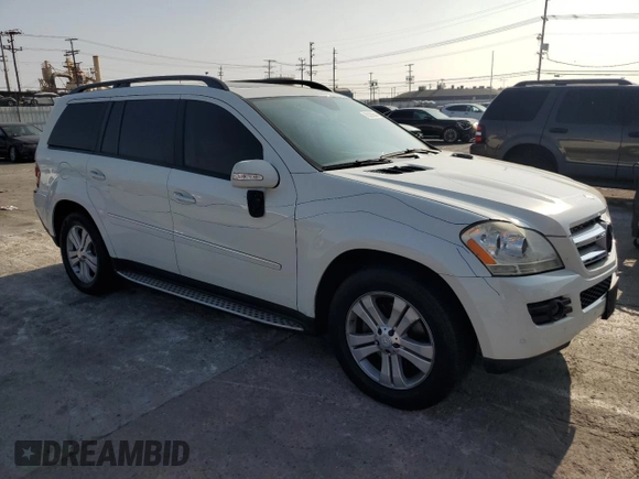 2008 Mercedes-Benz GL-Class 4.6L with VIN 4JGBF71E98A383982, listed as a Copart auction lot 76320554 with 108,857 mi miles and Salvage Title. Bid and sale history available at carsss.com. Image 4.
