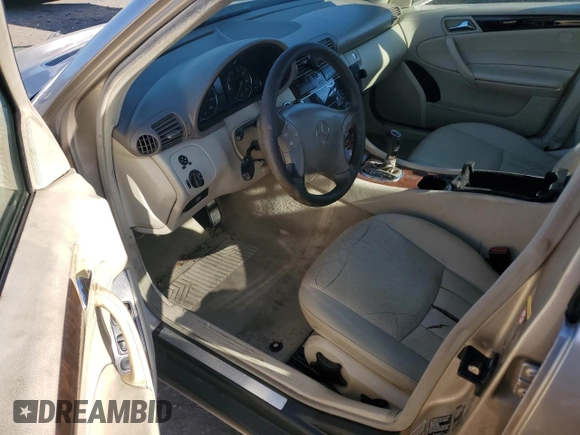2005 Mercedes-Benz C 240 with VIN WDBRF81J05F680044, listed as a Copart auction lot 88118585 with Not Provided miles and Salvage Title. Bid and sale history available at DreamBid. Image 8.