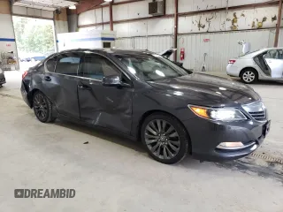 2016 Acura RLX Advance with VIN JH4KC1F98GC001304, listed as a Copart auction lot 73275384 with 102,783 mi miles and Salvage title. Bid and sale history available at DreamBid. Image 4.