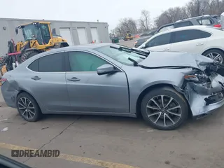 2015 Acura TLX V6 Tech with VIN 19UUB2F54FA020816, listed as a IAAI auction lot 41600870 with 76,055 mi miles. Bid and sale history available at carsss.com. Image 12.