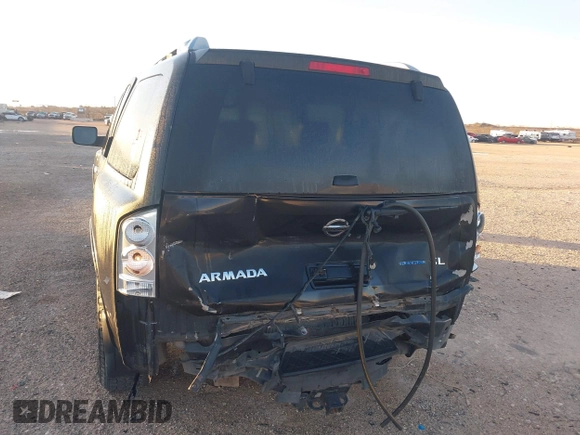 2011 Nissan Armada SV with VIN 5N1BA0ND4BN624127, listed as a IAAI auction lot 41722211 with 177,286 mi miles and . Bid and sale history available at DreamBid. Image 6.