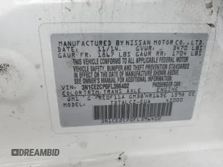 2015 Nissan Note SV with VIN 3N1CE2CP0FL396402, listed as a Copart auction lot 56957015 with 126,195 mi miles and Clean title. Bid and sale history available at DreamBid. Image 12.