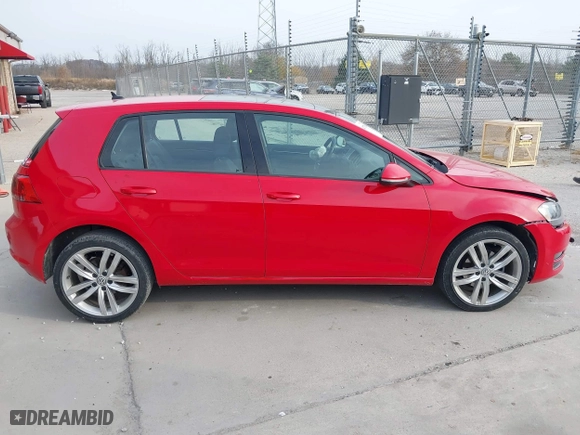 2015 Volkswagen Golf TSI SEL with VIN 3VW217AU6FM034480, listed as a IAAI auction lot 40738186 with 87,767 mi miles. Bid and sale history available at carsss.com. Image 14.