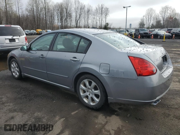 2007 Nissan Maxima 3.5 SL with VIN 1N4BA41E57C865522, listed as a Copart auction lot 53058235 with 149,867 mi miles and Salvage Title. Bid and sale history available at carsss.com. Image 2.