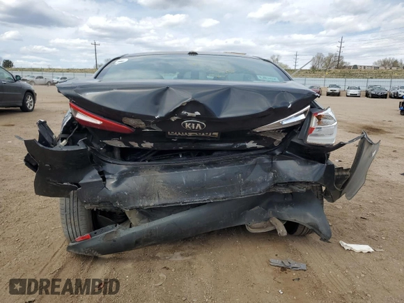 2015 Kia Forte LX with VIN KNAFK4A68F5429300, listed as a Copart auction lot 52424455 with 161,496 mi miles and Salvage Title. Bid and sale history available at carsss.com. Image 6.