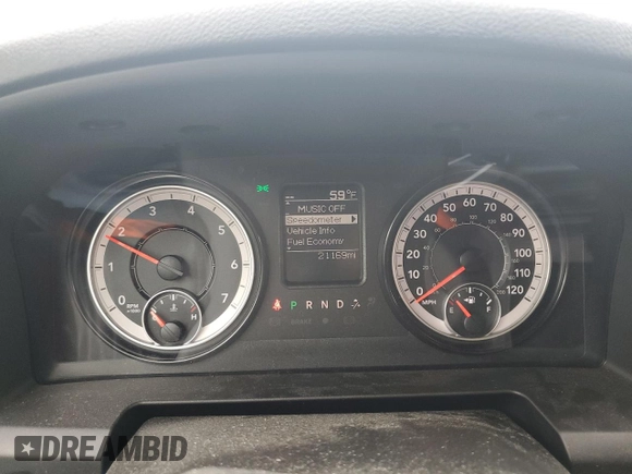 2023 Ram 1500 Tradesman z VIN 1C6RR7FG3PS524260, wystawiony jako Copart lot #58727945 z przebiegiem 21 169 mil mil oraz Czysty tytuł • Clean title. Historia ofert i sprzedaży dostępna na DreamBid. Obrazek 9.