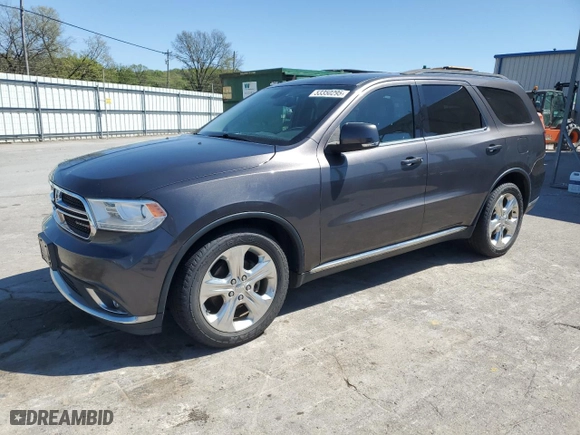 2014 Dodge Durango Limited with VIN 1C4RDHDG8EC476911, listed as a Copart auction lot 53350295 with 95,287 mi miles and Salvage Title. Bid and sale history available at carsss.com. Image 1.