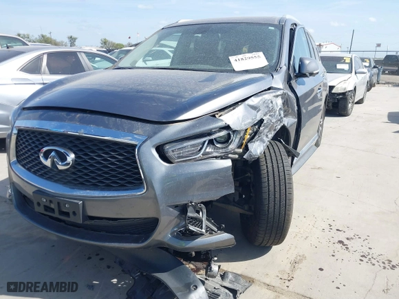 2017 Infiniti QX60 with VIN 5N1DL0MN1HC543958, listed as a IAAI auction lot 41829555 with 37,410 mi miles. Bid and sale history available at carsss.com. Image 17.