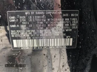 2025 Subaru Outback Touring XT с VIN 4S4BTGPD9S3111645, выставлен на аукционе Copart как лот 54559885 с пробегом 6 459 миль миль и Списание • Salvage title. История ставок и продаж доступна на DreamBid. Изображение 13.