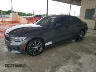 2021 BMW 3 Series 330i with VIN 3MW5R1J08M8C07583, listed as a Copart auction lot 62902105 with 52,524 mi miles and Salvage title. Bid and sale history available at DreamBid. Image 1.