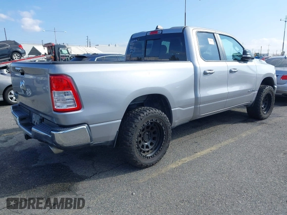 2020 Ram 1500 Big Horn with VIN 1C6RREBT9LN277777, listed as a IAAI auction lot 41725484 with 83,020 mi miles. Bid and sale history available at carsss.com. Image 4.