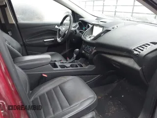 2017 Ford Escape Titanium with VIN 1FMCU9J95HUA48807, listed as a IAAI auction lot 41522636 with 218,342 mi miles. Bid and sale history available at carsss.com. Image 5.