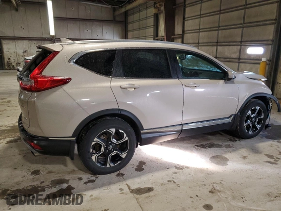 2017 Honda CR-V Touring with VIN 5J6RW2H90HL045674, listed as a Copart auction lot 82301294 with 93,587 mi miles and Salvage Title. Bid and sale history available at carsss.com. Image 3.