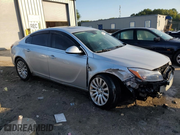 2011 Buick Regal CXL Turbo TO3 with VIN W04GX5GV2B1061818, listed as a Copart auction lot 71033544 with 139,619 mi miles and Salvage Title. Bid and sale history available at carsss.com. Image 4.