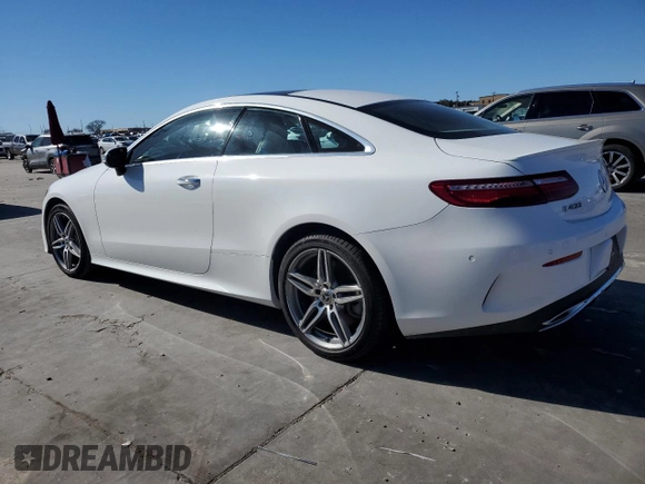 2018 Mercedes-Benz E-Class E 400 with VIN WDD1J6FB8JF047827, listed as a Copart auction lot 41711035 with 18,142 mi miles and Salvage Title. Bid and sale history available at carsss.com. Image 2.