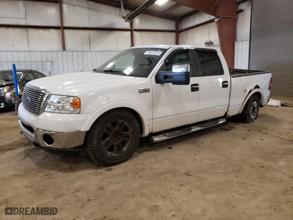 2008 Ford F-150 XLT with VIN 1FTPW14508FA06558, listed as a Copart auction lot 50610015 with 0 mi miles and Clean Title. Bid and sale history available at carsss.com. Image 1.