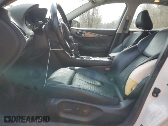 2018 Infiniti Q50 3.0t LUXE with VIN JN1EV7AR9JM433505, listed as a Copart auction lot 51435535 with 108,232 mi miles and Salvage Title. Bid and sale history available at carsss.com. Image 7.