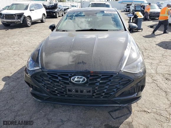 2023 Hyundai Sonata SEL Plus with VIN KMHL44J2XPA274413, listed as a Copart auction lot 47249855 with 44,117 mi miles and Salvage Title. Bid and sale history available at carsss.com. Image 5.