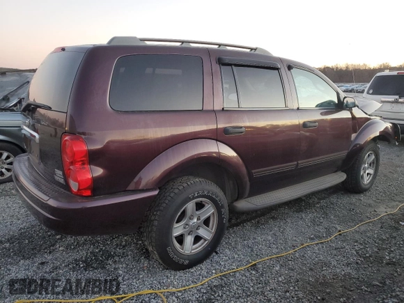 2005 Dodge Durango SLT z VIN 1D4HD48DX5F509039, wystawiony jako Copart lot #82547404 z przebiegiem 325 159 mil mil oraz Szkoda całkowita • Salvage title. Historia ofert i sprzedaży dostępna na DreamBid. Obrazek 3.