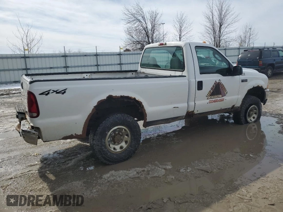 2004 Ford F-250 XL с VIN 1FTNF21L94EC06130, выставлен на аукционе Copart как лот 46876595 с пробегом 291 066 миль миль и На запчасти • Non repairable. История ставок и продаж доступна на DreamBid. Изображение 3.