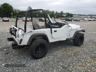 1990 Jeep Wrangler "S" with VIN 2J4FY19E6LJ528040, listed as a Copart auction lot 70989084 with 176,416 mi miles and Salvage Title. Bid and sale history available at carsss.com. Image 3.