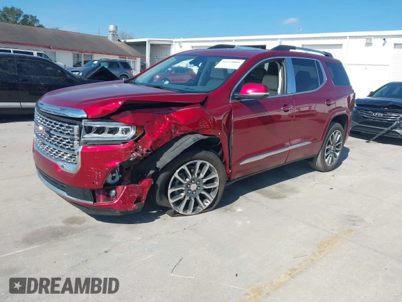 2021 GMC Acadia Denali with VIN 1GKKNPLS0MZ217134, listed as a IAAI auction lot 41475069 with 47,130 mi miles and . Bid and sale history available at carsss.com. Image 18.