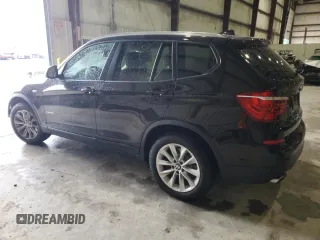 2015 BMW X3 xDrive28i with VIN 5UXWX9C5XF0D59643, listed as a Copart auction lot 54553515 with 76,729 mi miles and Salvage Title. Bid and sale history available at DreamBid. Image 2.
