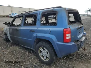 2007 Jeep Patriot Sport with VIN 1J8FF28W67D325759, listed as a Copart auction lot 51256855 with Not Provided miles and Salvage Title. Bid and sale history available at DreamBid. Image 2.