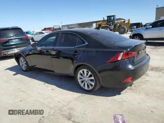 2015 Lexus IS 250 with VIN JTHBF1D20F5055633, listed as a Copart auction lot 48761885 with 78,040 mi miles and Salvage Title. Bid and sale history available at DreamBid. Image 2.