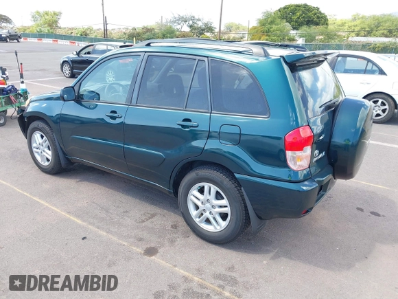 2003 Toyota RAV4 with VIN JTEGH20V030090992, listed as a IAAI auction lot 41798546 with 55,790 mi miles. Bid and sale history available at carsss.com. Image 3.